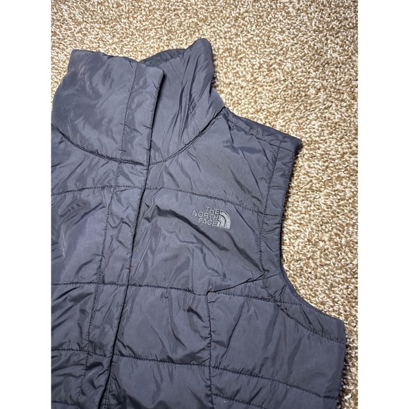 The North Face Womens Puffer Vest Small Snap Button Outdoor Gropcore Casual - Picture 3 of 12